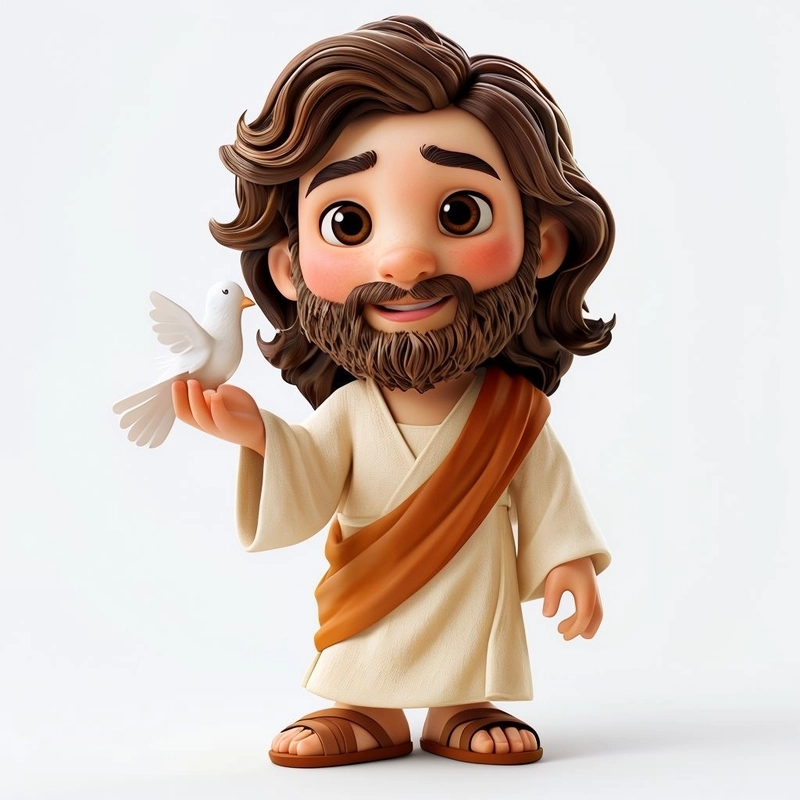 3d image of jesus face