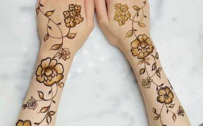 3d mehndi design back hand simple and beautiful arabic_