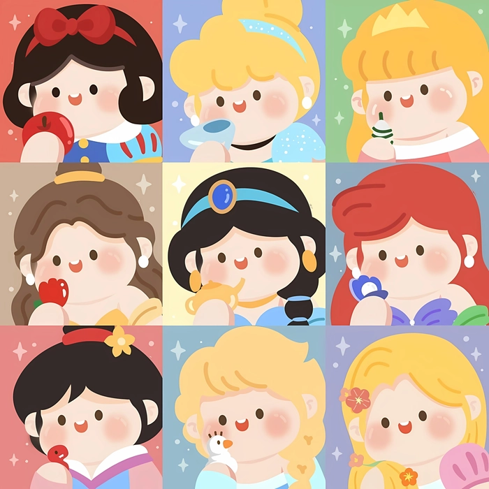 9 friends dp for whatsapp cartoon