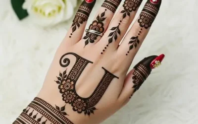 Lovely U Mehndi Design Art