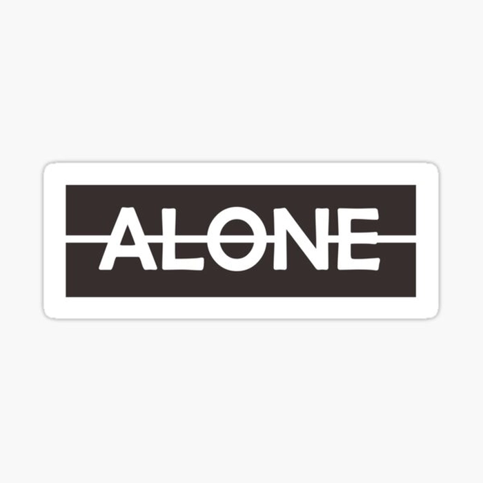 Sticker ALONE