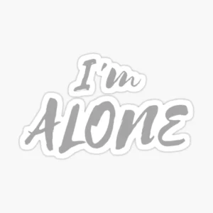 Sticker anlone text