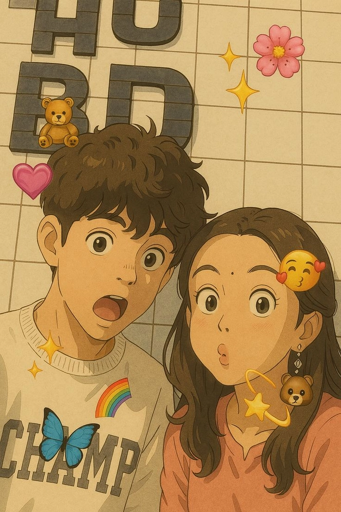 aesthetic cartoon dp for instagram