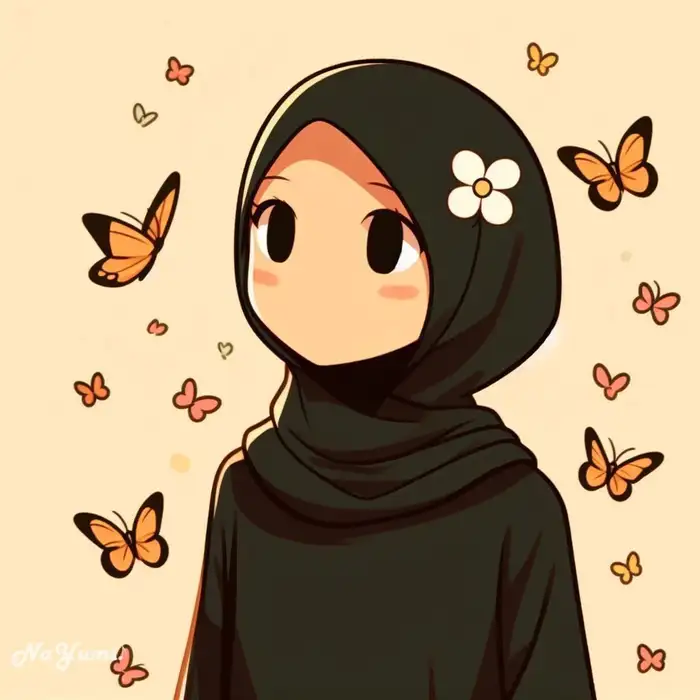 aesthetic cartoon dp for instagram black