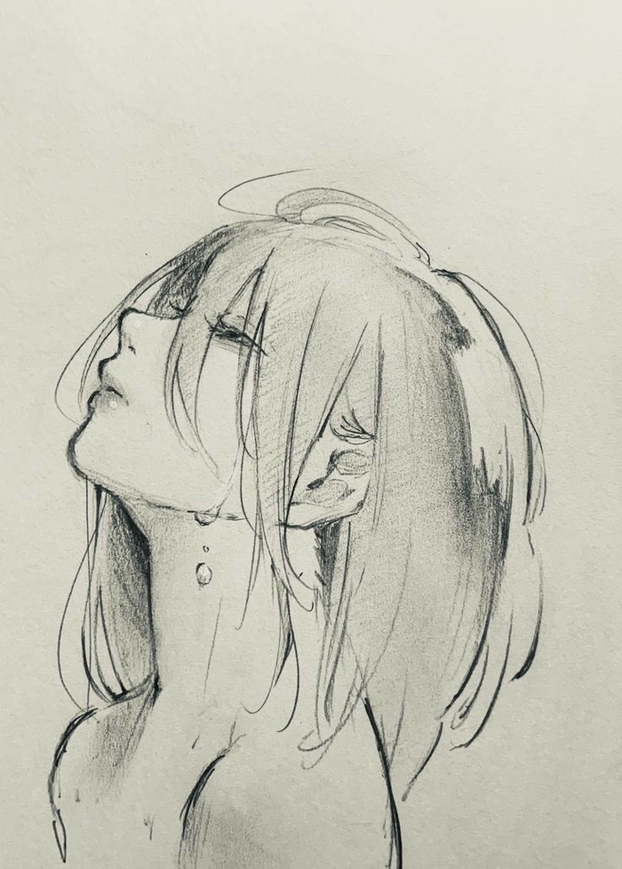 aesthetic sad girl