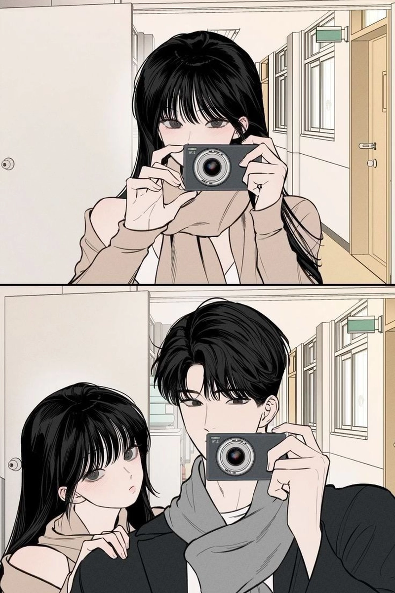 anime couple dp for instagram half half