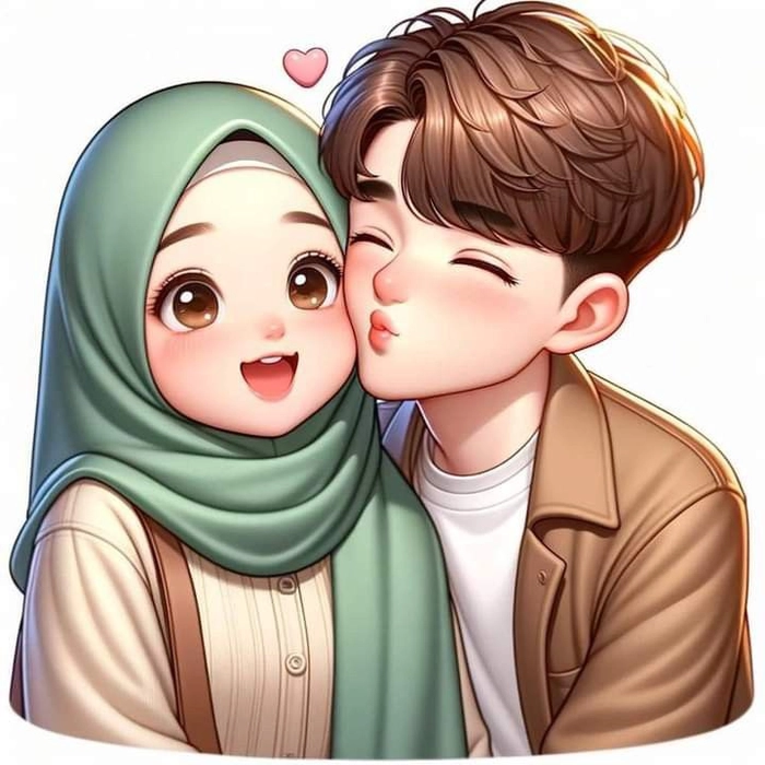 arabian couple hugging dp status