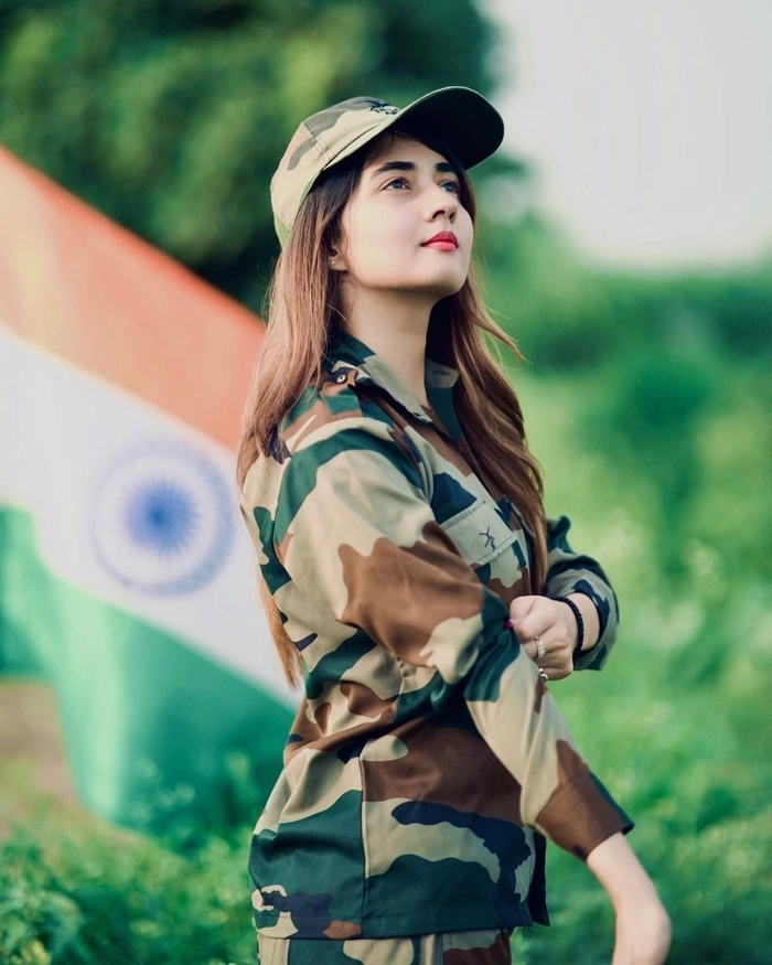 attitude army dp girl