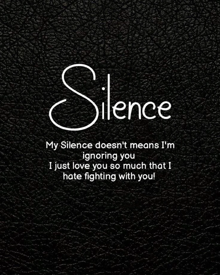 attitude quotes silent black dp for whatsapp
