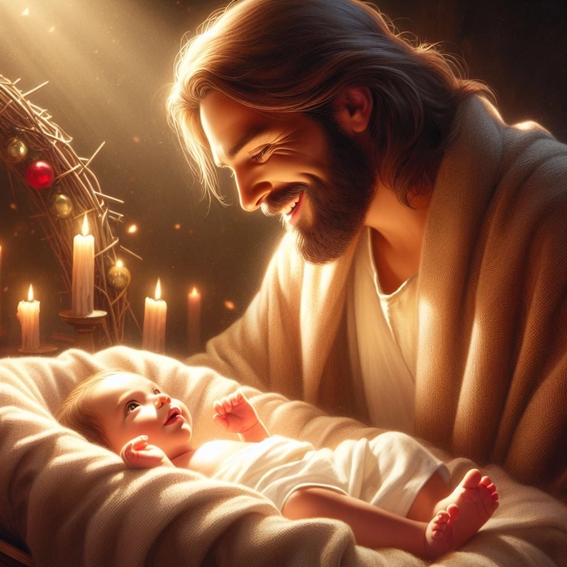 baby jesus born images