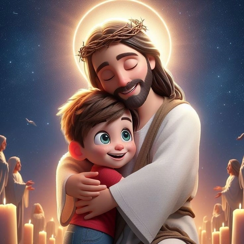 baby jesus images cartoon