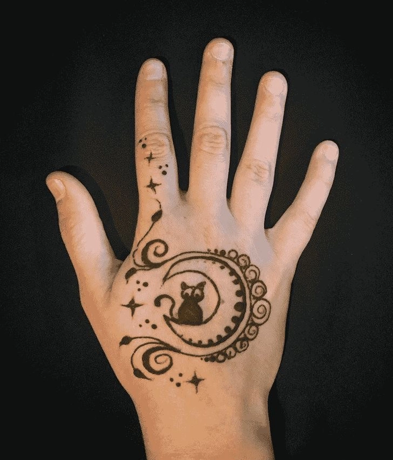 back hand cartoon mehndi