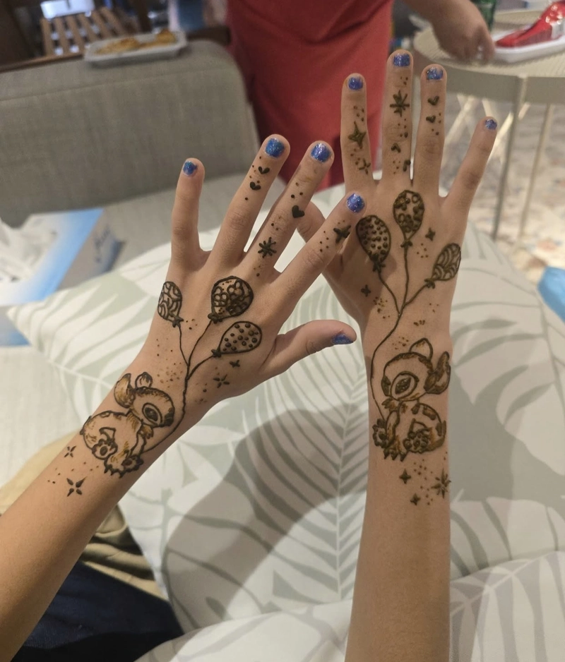 back hand mehndi designs for kids