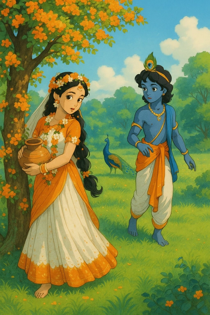 best radha krishna dp