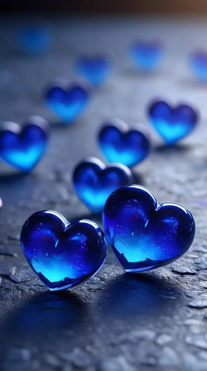 blue heart dp for instagram
