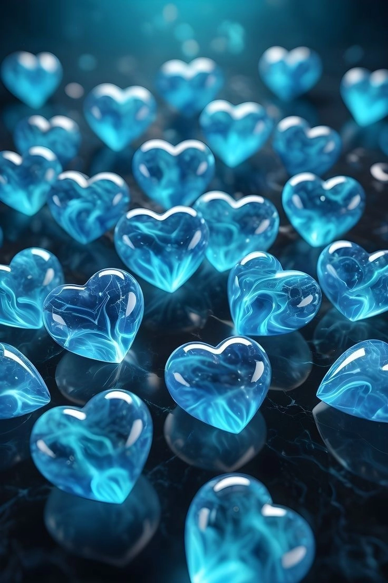 blue heart for whatsapp dp