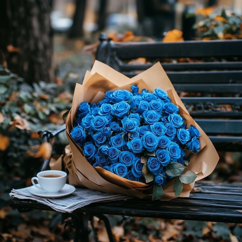 blue rose dp