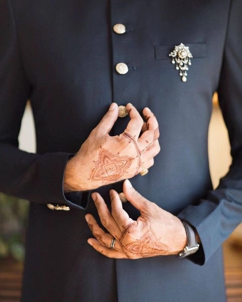 bride groom mehndi design simple and beautiful