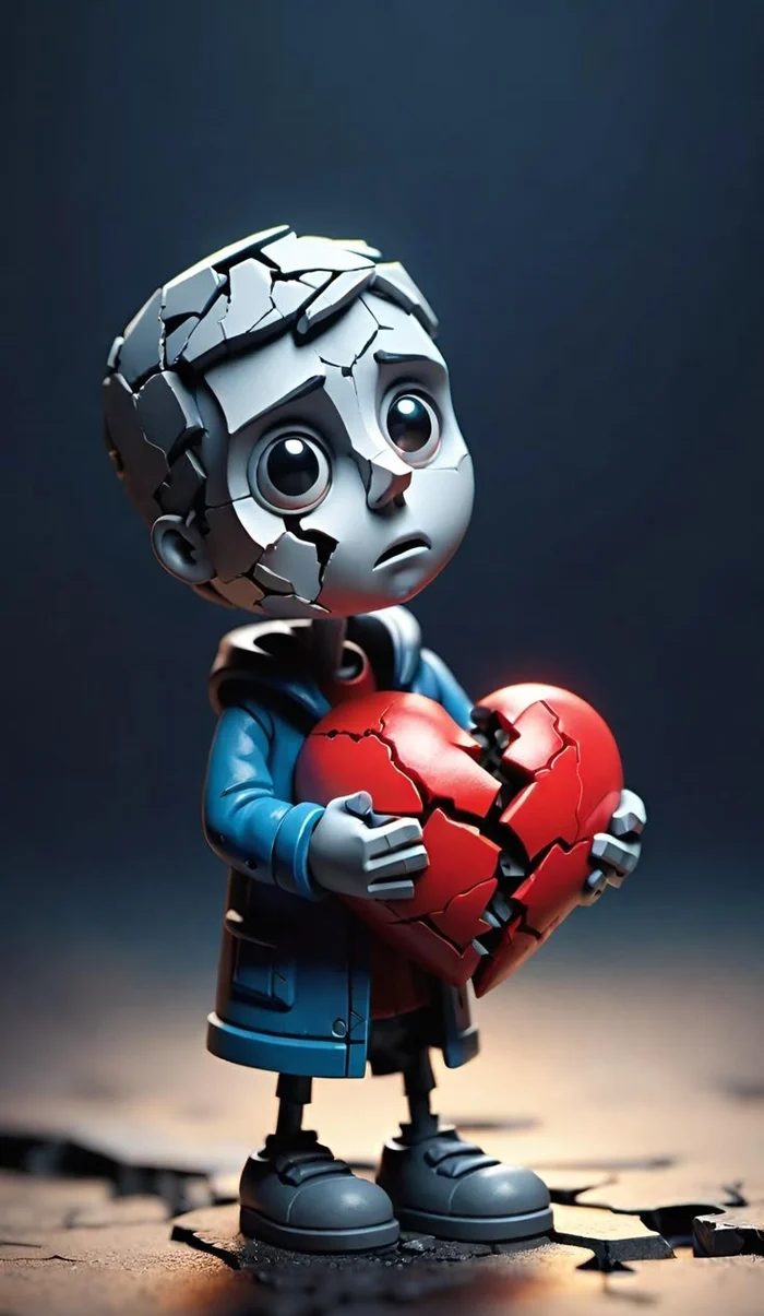 broken heart boy dp hd 1080p for whatsapp