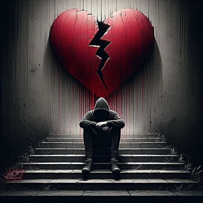 broken heart dp boy hd 4k for instagram