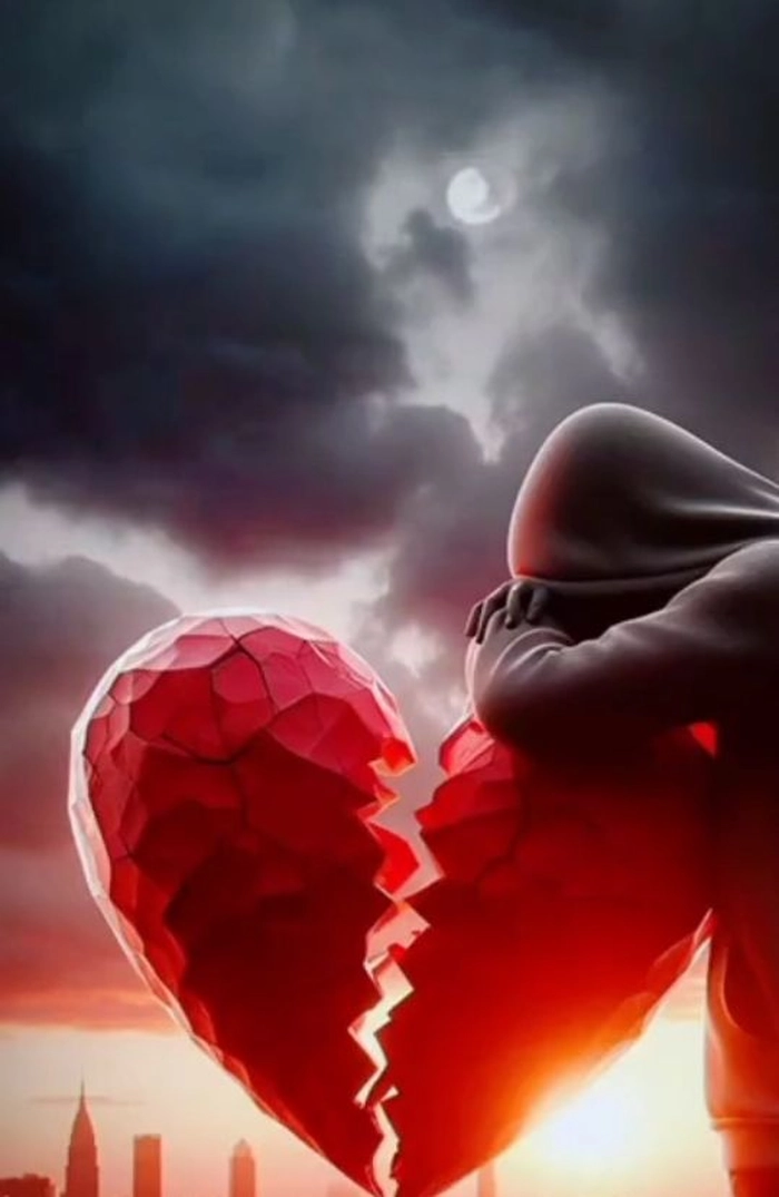 broken heart dp for instagram boy