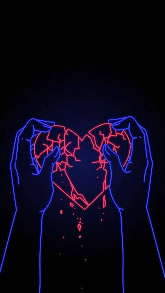 broken heart dp for instagram highlights
