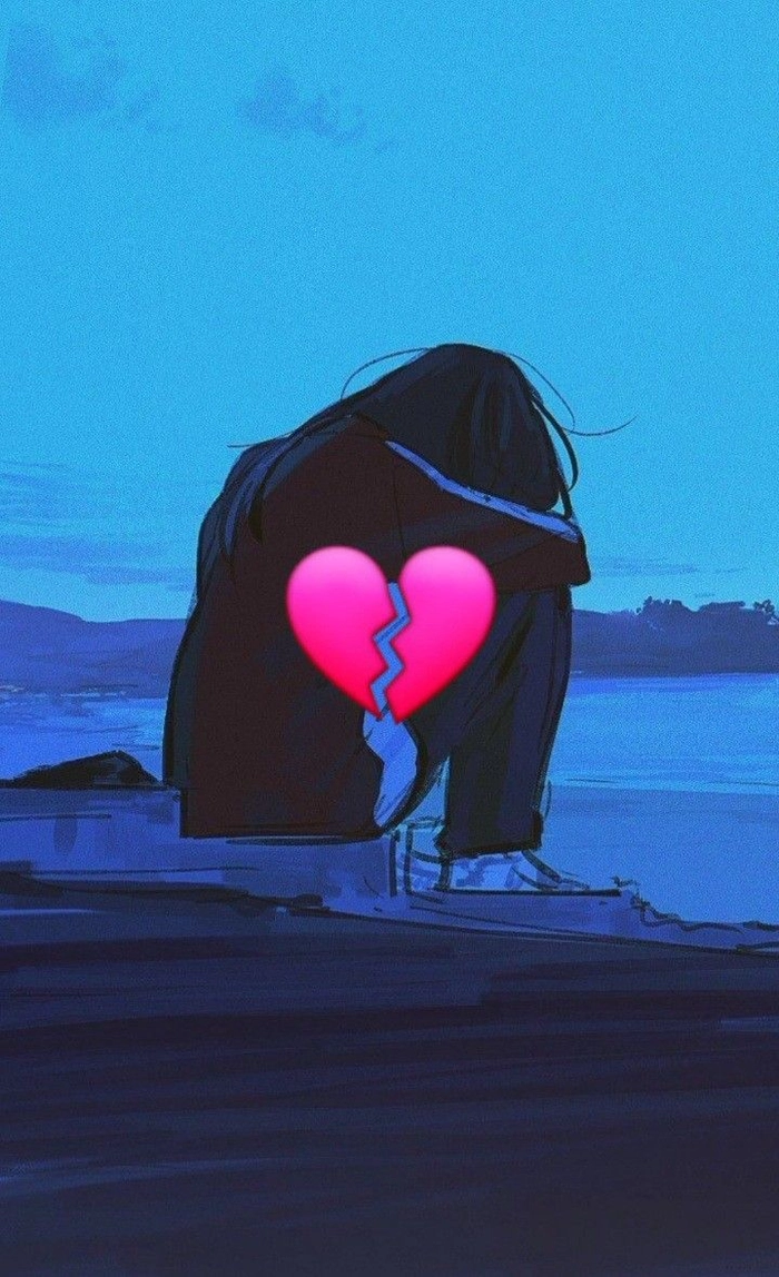 broken heart dp girl attitude for instagram