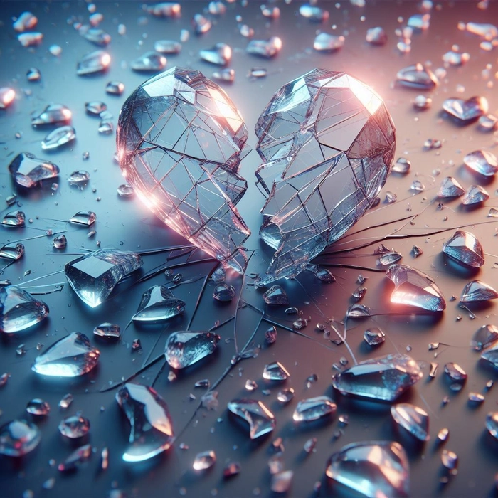 broken heart dp instagram