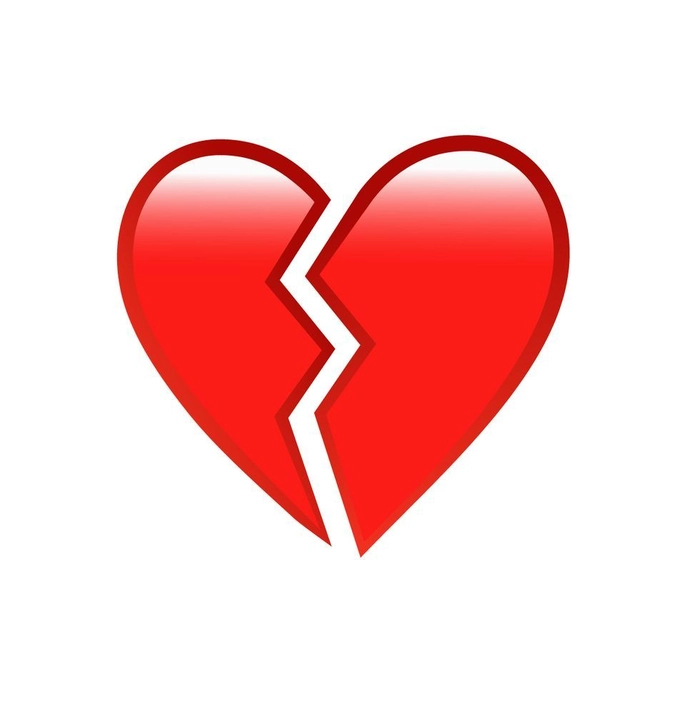 broken heart emoji dp for whatsapp