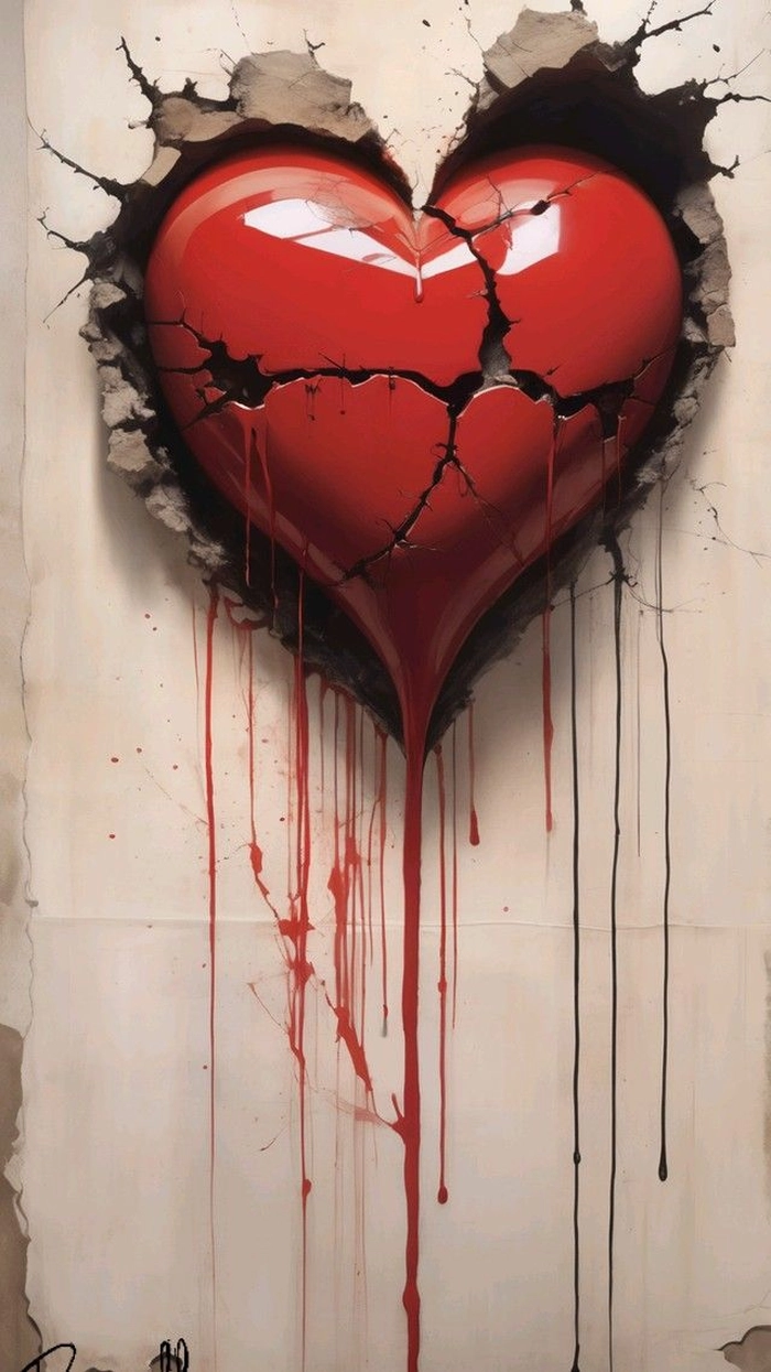 broken heart pic dp for whatsapp