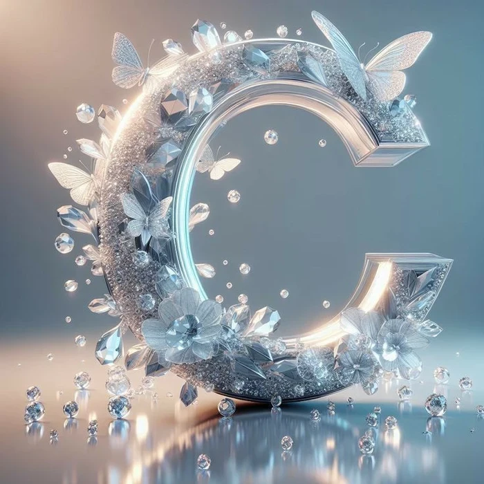 c name dp with aesthetic design