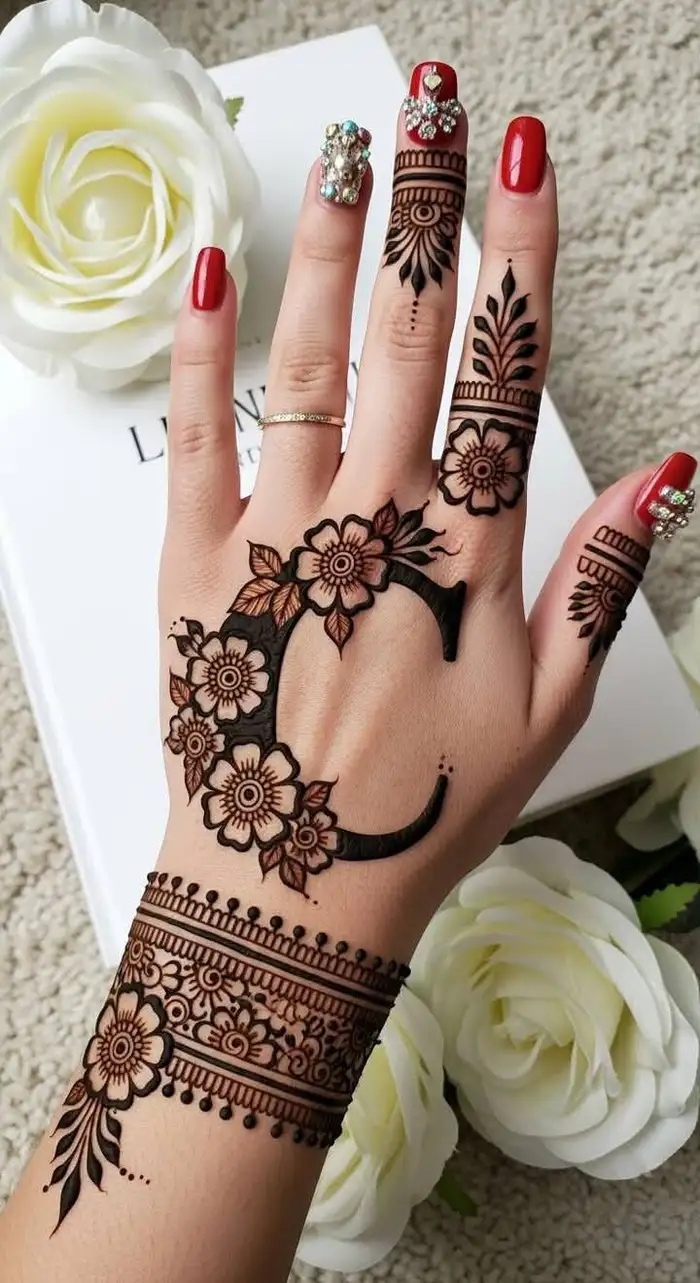 c name mehndi design girl