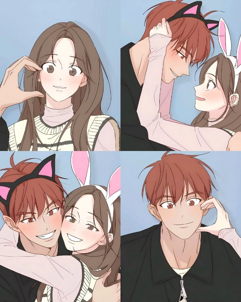 cartoon couple dp for instagram download