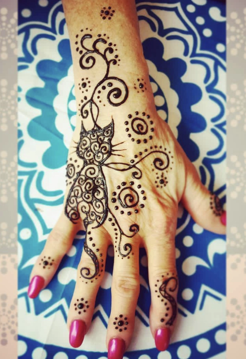 cat mehndi