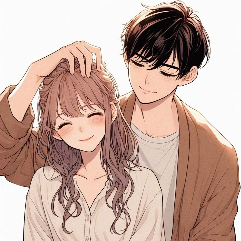 couple dp instagram anime