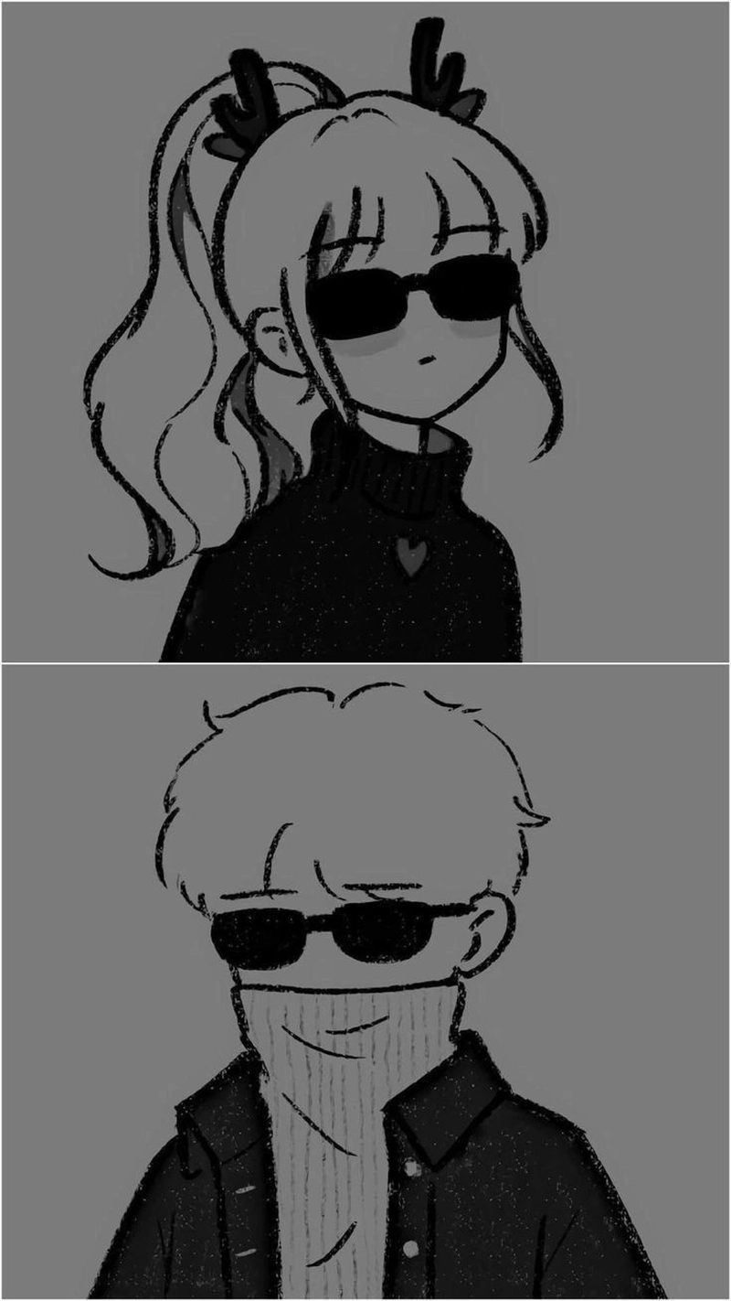 couple dp instagram anime
