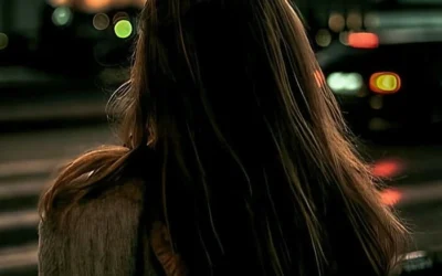 crying alone girl image
