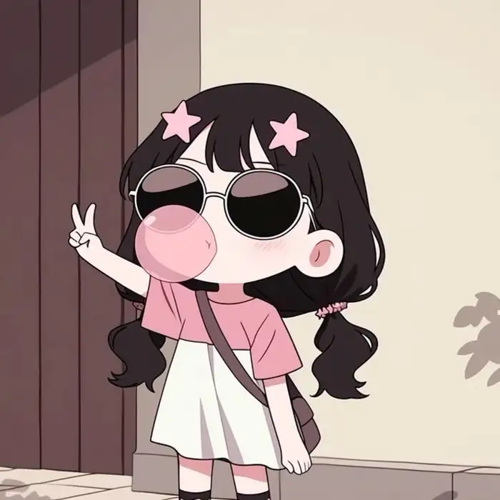 cute aesthetic purple dp