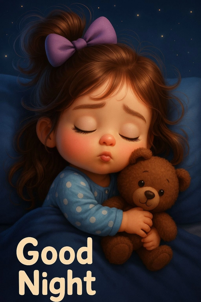 cute baby saying good night images