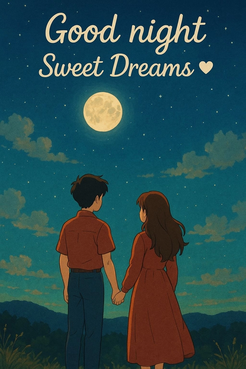 cute cartoon good night images