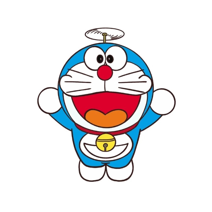 cute doraemon dp simle
