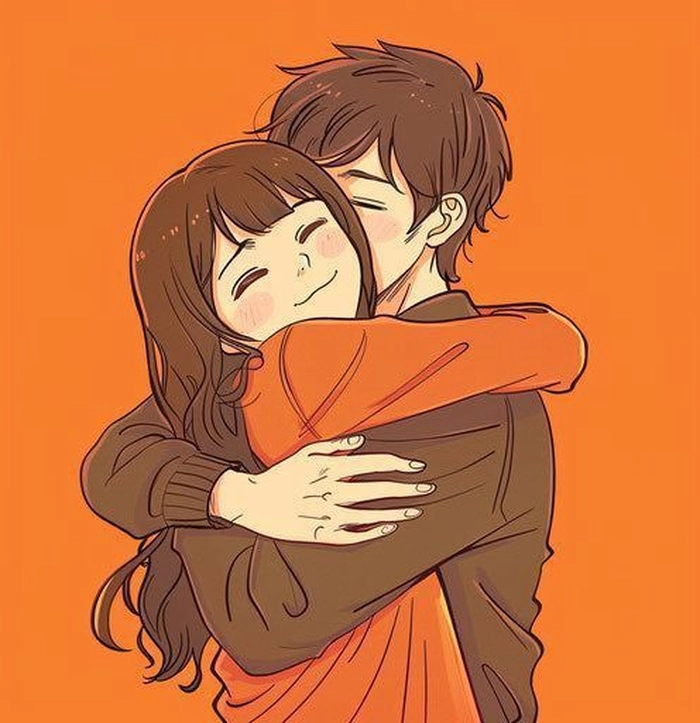 cute dp for couples hug