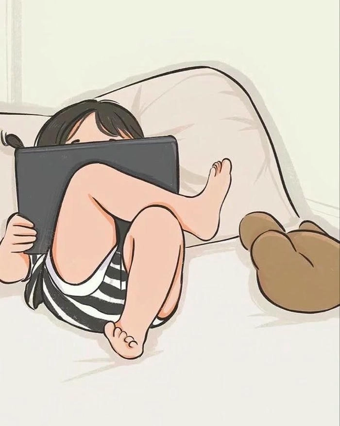 cute dp girl cartoon