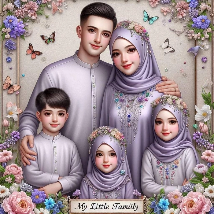 cute family pic for dp
