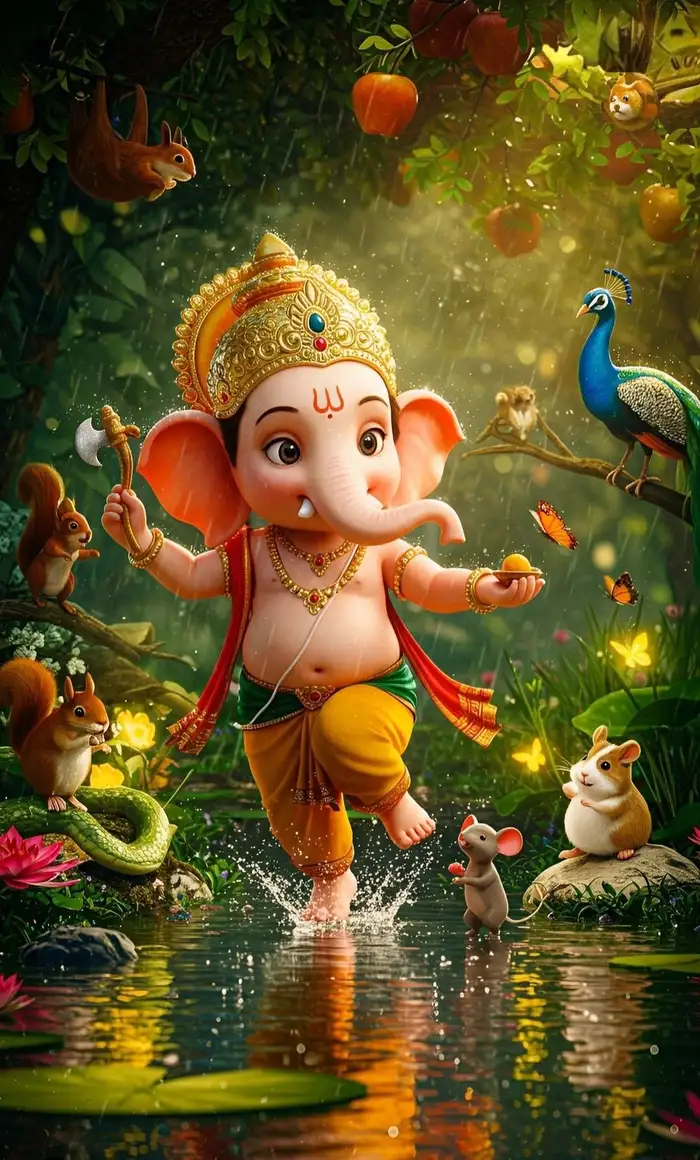 cute ganesha dp download