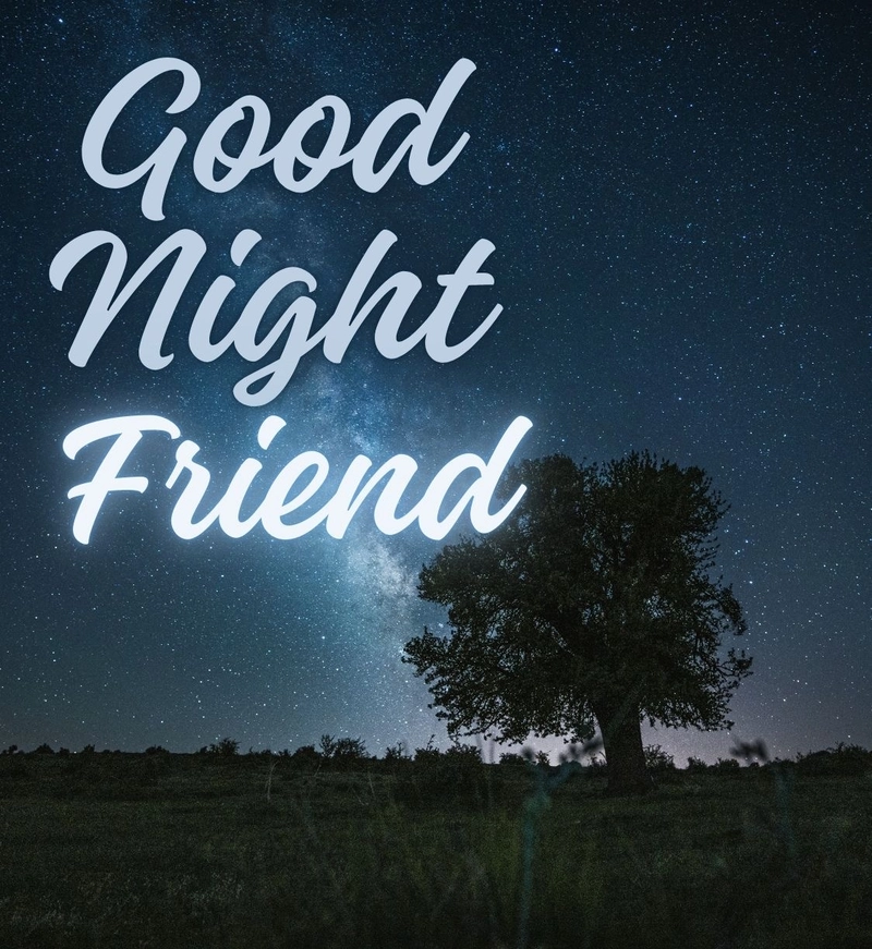 cute good night images for friends