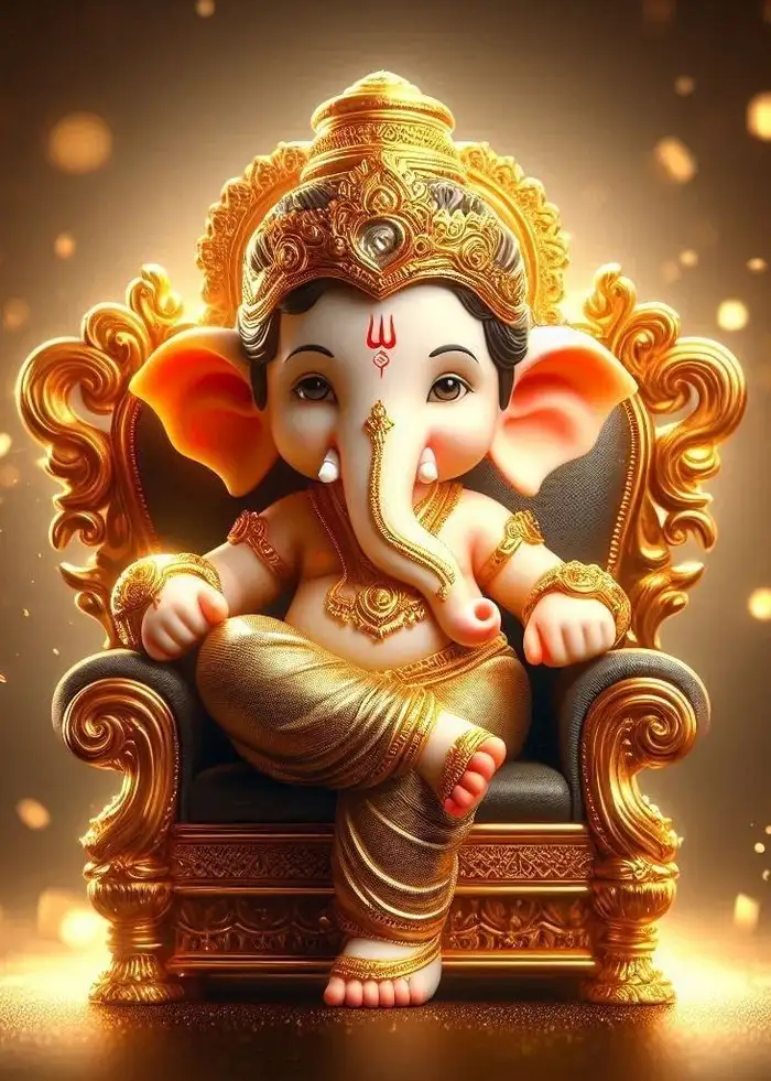 cute lord ganesha dp