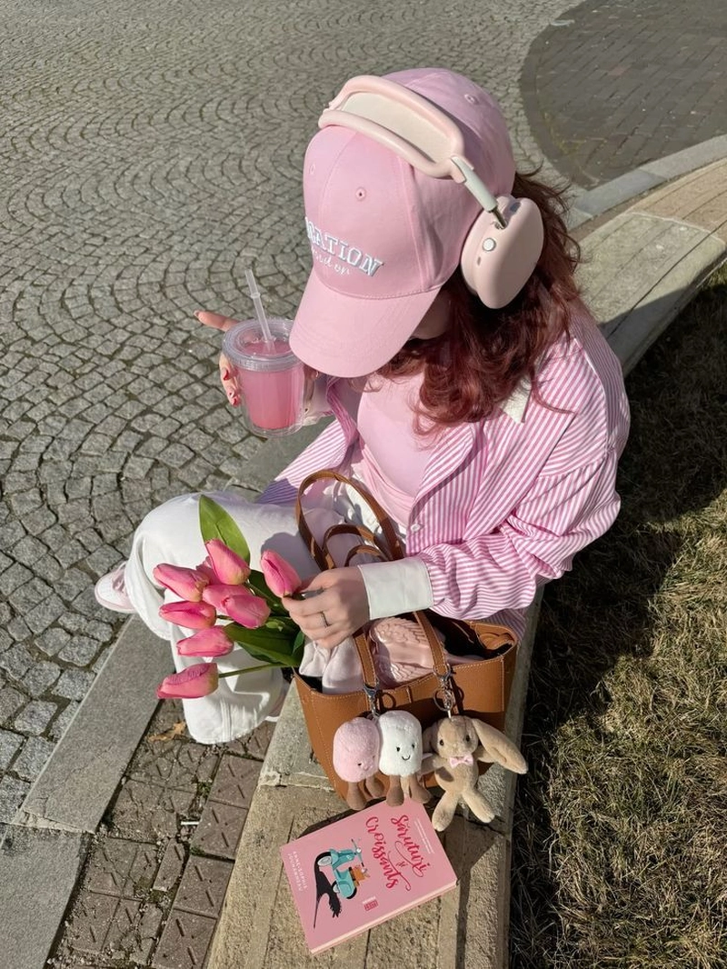 cute pink dp for girls