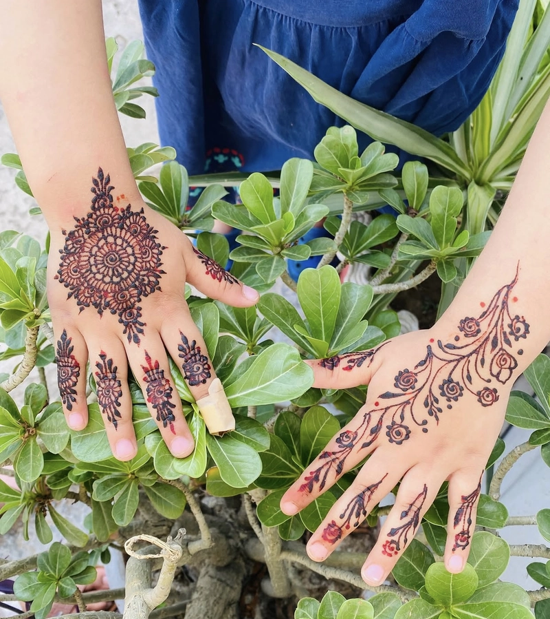 cute simple mehndi designs for kids