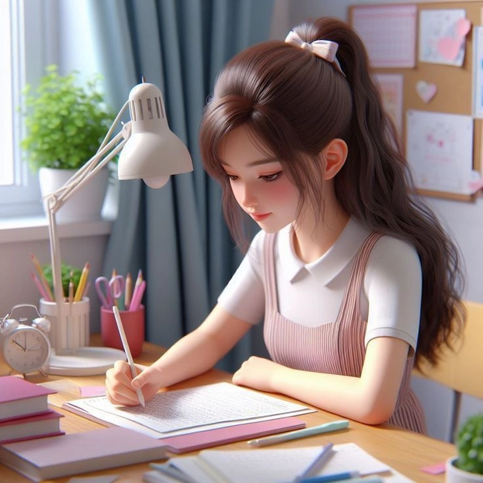 cute single girl dp attitude cartoon